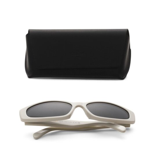 CELINE White 58mm Square Sunglasses - Picture 1 of 2